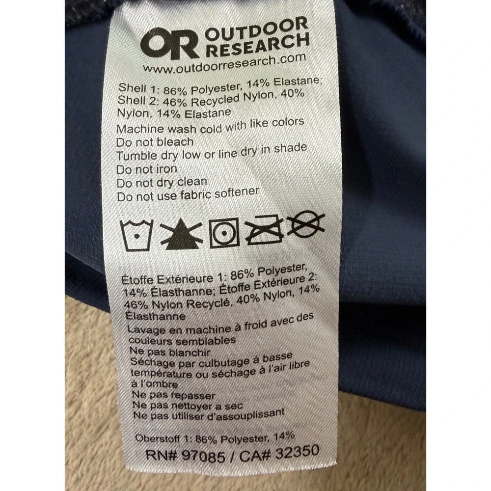 Outdoor Research swift Lite‎ hybrid short Women's L Navy blue 3.5